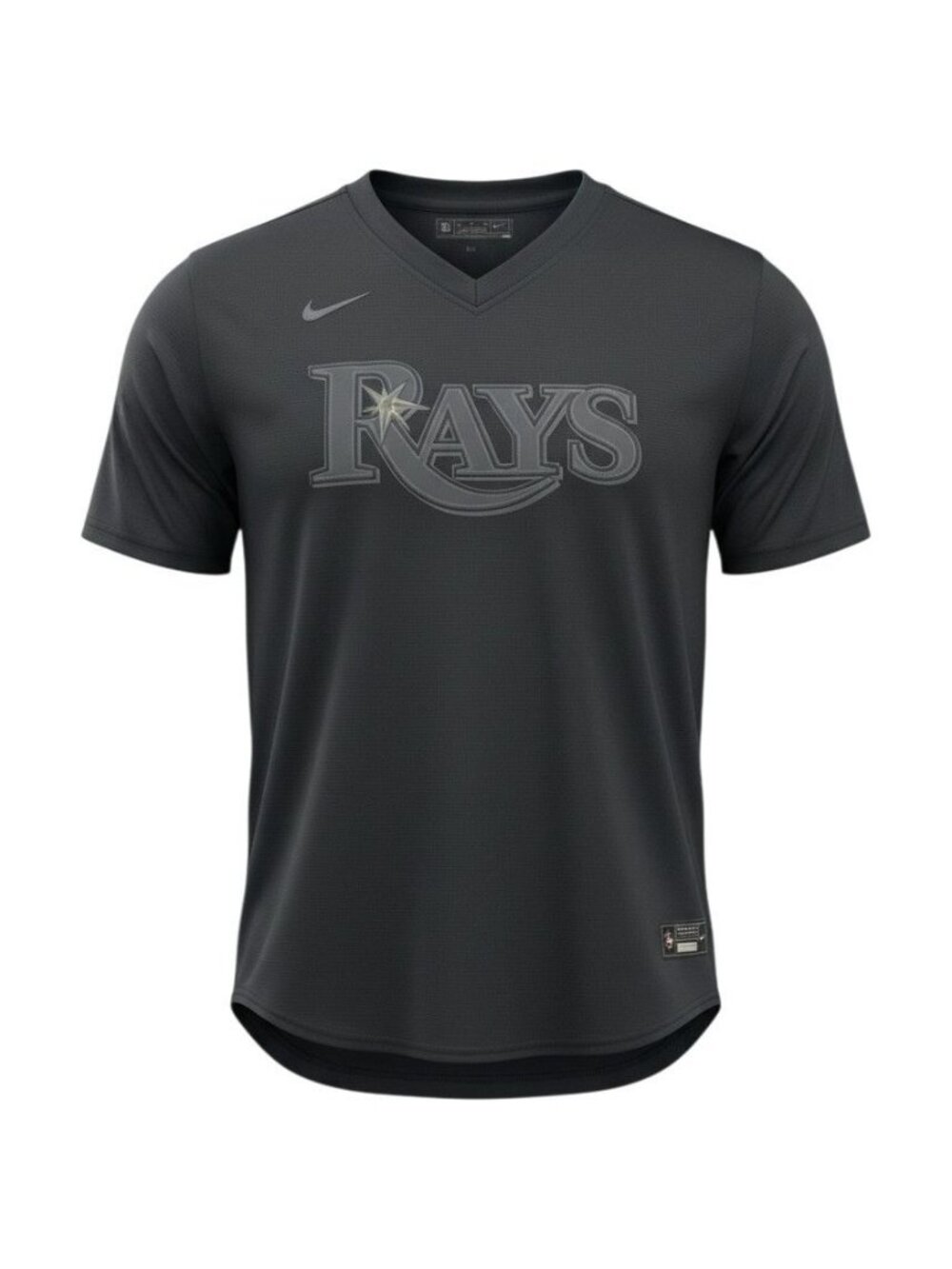 Tampa Bay Rays Nike Mens Baseball Jersey XXL Wander Franco #5 Black